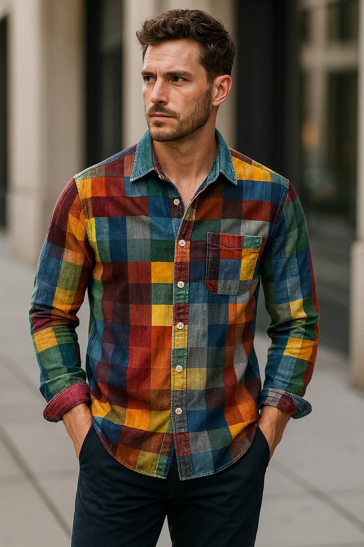 Matthias - Long Sleeve Shirt with Pocket