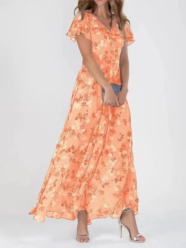 Halina™ | Elegant Floral Dress