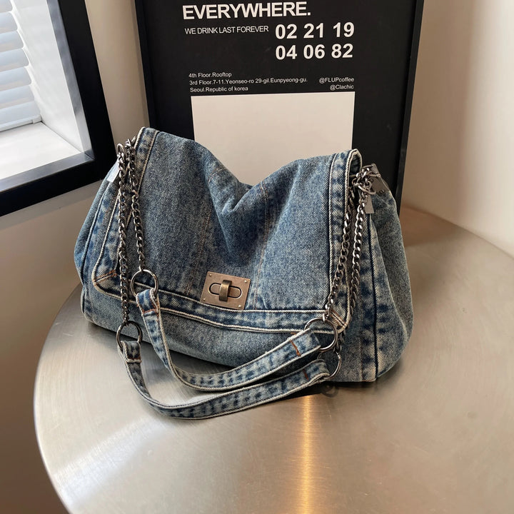 Elaya - Denim Shoulder Bag